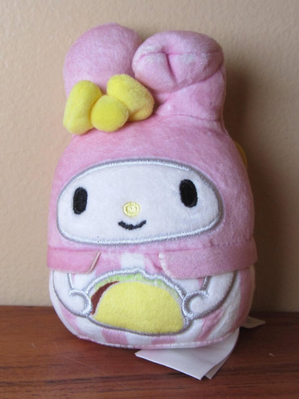 plush squishmallows my melody 2023 bag clip sanrio food truck (W6697)